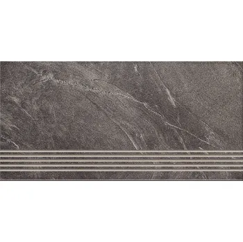 Dlažba DLAŽBA SCHODOVKA ARIGATO GRAPHITE MATT 29,7X59,8