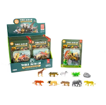 Figurka Divoká zvířátka sada figurek 10 ks 6 cm