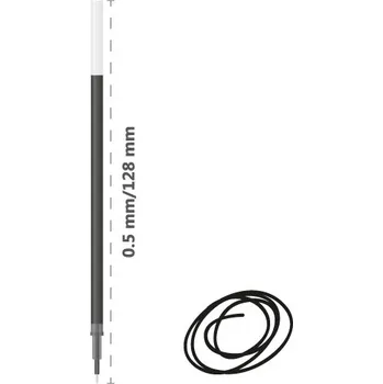 Náplň do psacích potřeb Náplň gelová DONG-A JellZone 0.5mm / černá 31 black