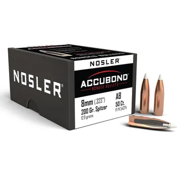 Příslušenství pro sportovní střelbu Střely Nosler AccuBond 8mm, dia .323, 200grs