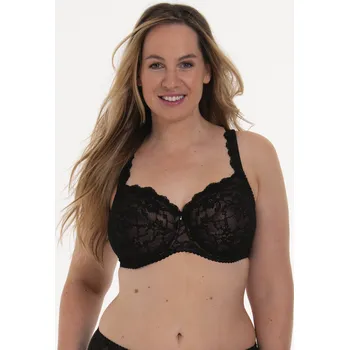 Podprsenka Bobette podprsenka s kosticí Full Cup 5289 black - RosaFaia 001 black 90I