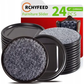 Podložka pod nábytek Sada 24 Plstěných Podložek pod Nábytek - Ochrana pro Dřevěné Podlahy