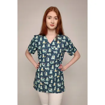 Pánská mikina Mikina zdravotnická Papilio Premium - Líné lenochody S