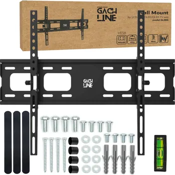 Televizní držák UNIVERZÁLNÍ DRŽÁK NA TELEVIZI ZÁVĚS TV PLOCHÝ NA ZEĎ 32-75 PALCŮ VESA