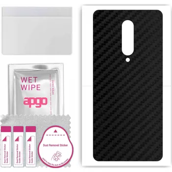 Pouzdro na mobilní telefon Fólie / Ochranná fólie na ZÁDA pro OnePlus 7T Pro 5G ML - Carbon Vzhled