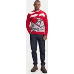 United Colors Of Benetton Svetr 1244K108R Červená Regular Fit M