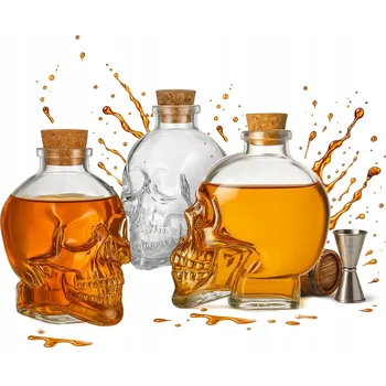 LEBKA karafa s lebkou 400ml na alkohol, whisky, Dárek dekorace