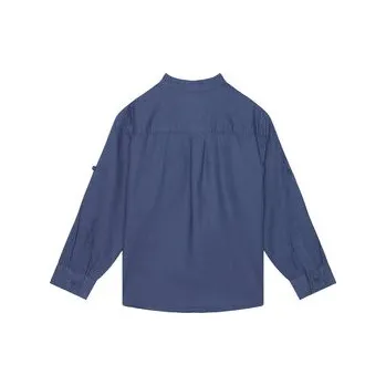 Pánská móda United Colors Of Benetton Košile 5IPVCQ03T Modrá Regular Fit 150