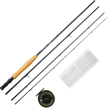 Rybářský prut Garbolino muškařský set Combo Complete FlyCaster 86 4/5 + naviják + šnůra + doplňky