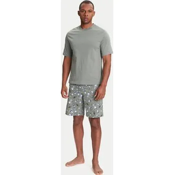 Pánské tričko United Colors Of Benetton T-Shirt 30964M01W Šedá Regular Fit XL