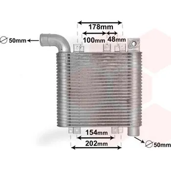 Chladič motoru Chladič turba VAN WEZEL 82004359