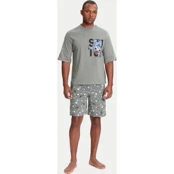 Dámské oblečení United Colors Of Benetton Pyžamové šortky 37AQ4900E Šedá Regular Fit M