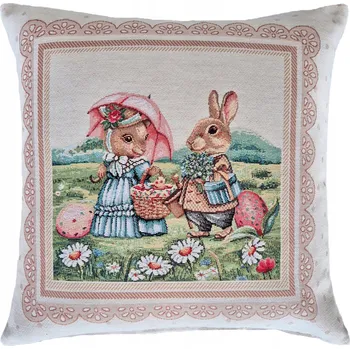 Povlak na polštářek Vánoční povlak na polštář dekorační gobelínový povlak na polštář Velikonoce 45 x 45 cm