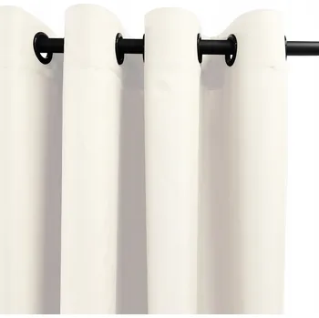 Obraz ZÁCLONY DO OBÝVÁKU NA KOLEČKÁCH 140x110 ECRU PANAMA NA MÍRU