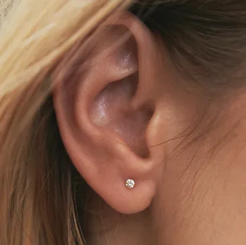 Náušnice Gold Tiny Stud náušnice 1ks