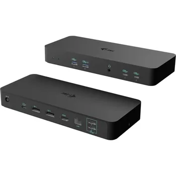 i-tec USB-C Intelligent Triple Display Docking Station, Power Delivery 100W