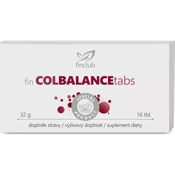 Přírodní produkt Fin Colbalancetabs, 16 tbl. (Obsahuje uhličitan vápenatý a trávicí enzymy - NOVINKA 2020)