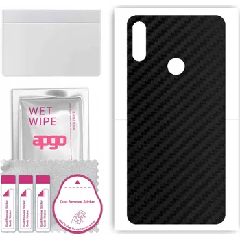 Pouzdro na mobilní telefon Fólie na zadní stranu pro Asus Zenfone Max Pro (M2) ZB631KL - Carbon Barva