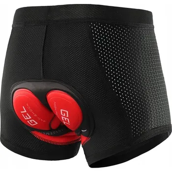 Cyklistické kalhoty Černé cyklistické Kraťasy XXL