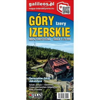 GÓRY IZERSKIE IZERY mapa turystyczna 1:25 000 STUDIO PLAN 2023/2024 Kolektiv autorů