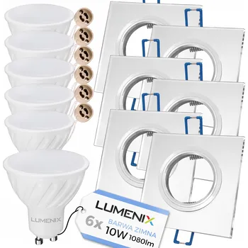 Žárovka Stropní zapuštěné svítidlo Lumenix 10 W patice GU10, průměr 9 cm