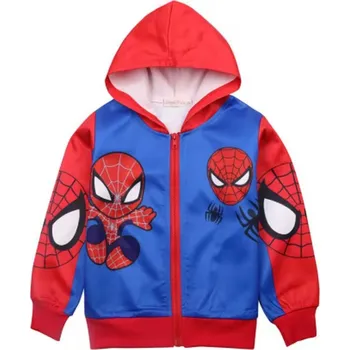 Chlapecký svetr Spiderman Chlapecká mikina na zip s kapucí "SPIDERMAN" Velikost: 5 let