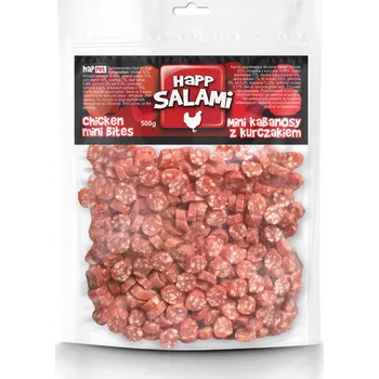 Pamlsek pro psa Mini kousky kuřecího salámu 100g GB05