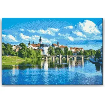 Diamantové malování Painting Queens Diamantové malování Písek, 80 × 120 cm, vypnuté plátno na rám, hranaté