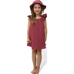 ESITO mušelínové šaty Ruby red vel. 104-110 cm