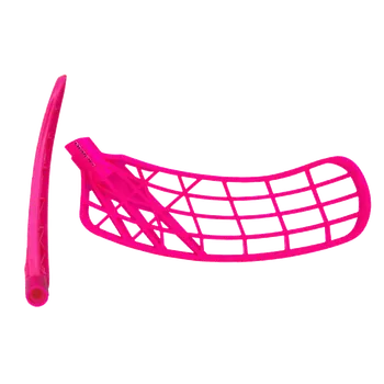 Florbalová čepel SALMING Trident Blade Touch Plus Magenta R - Pravá ruka dole/Růžová/měkká - Touch Plus (PP)