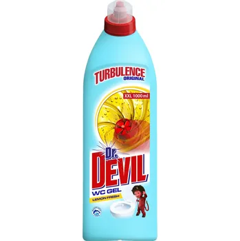 WC čistič Dr.Devil - WC gel Turbulence Lemon Fresh 1 l
