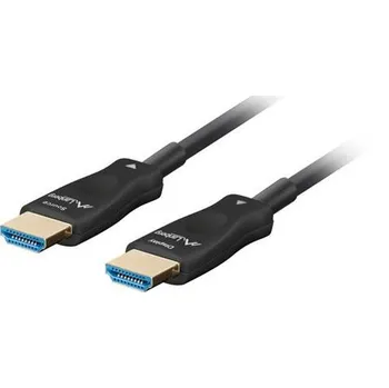 Video kabel LANBERG KABEL HDMI M/M V2.1 40M OPTICKÝ ČERNÝ AOC CA-HDMI-30FB-0400-BK