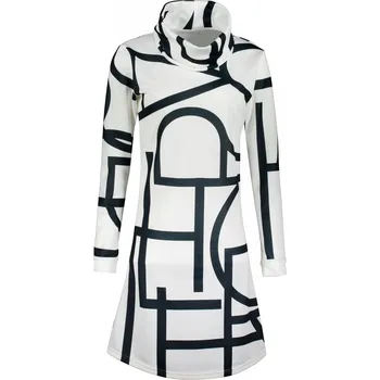 Dámská mikina Dámská prodloužená mikina premium ALTISPORT VOJ/ALW085MI06 BÍLÁ XS