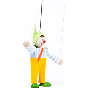 Dřevěná loutka Trpaslík Stydlín