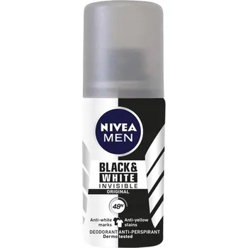 Nivea MEN Invisible For Black & White Antiperspirant Cestovní balení 35 ml