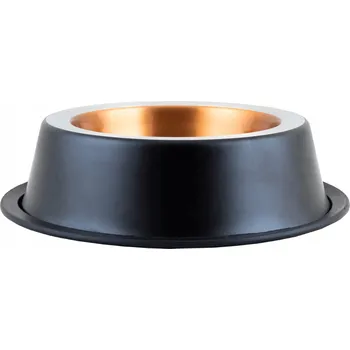 Miska pro psa Jedna kovová miska Happet černá 0,4 l