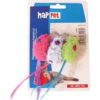 Hračka pro kočku Pro kočky myš Happet Sada 3 kočičích myší pro kočky 5 Happet