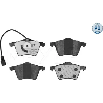 Brzdová destička Sada brzdových destiček, kotoučová brzda MEYLE 025 234 1819/PD