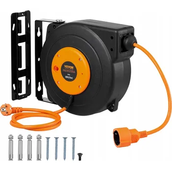 Napájecí kabel Vevor jednoduchý Prodlužovací Kabel 15 m 1 ks zásuvek černý