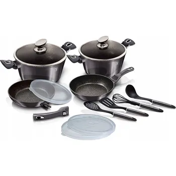 Sada nádobí Sada hrnců Berlinger Haus 02596Carbon Pro hliníkové 8 dílů