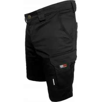 Pracovní obuv PRACOVNÍ KALHOTY BOZP DuduWork Černé Krátké Elastické 48