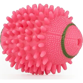 Hračka pro psa Míček pro psy Happet Míček rugby s bodlinami Happet 11 cm
