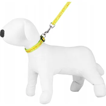 Obojek pro psa Látkový obojek pro psa, sada obojek s vodítkem Happet, vel. L