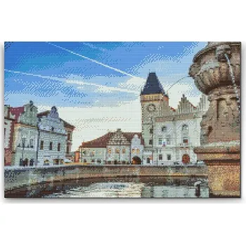 Diamantové malování Painting Queens Diamantové malování Tábor, 40 × 60 cm, vypnuté plátno na rám, hranaté