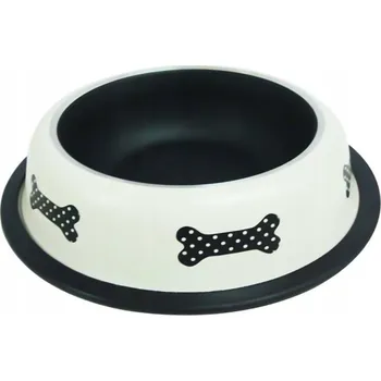 Jedna kovová miska Happet bílá 1,5 l