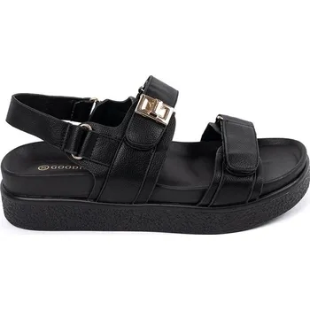 Dámské sandále Goodin Krásné sandály dámské černé na platformě 38