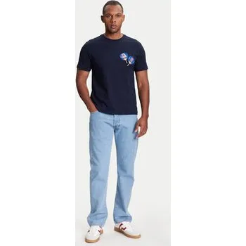 United Colors Of Benetton T-Shirt 3I1XU1096 Tmavomodrá Regular Fit XXL