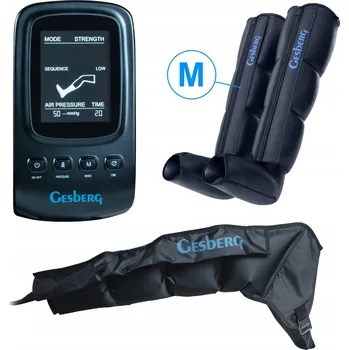 Masážní přístroj Masážní Přístroj Gesberg Presso Health s návleky na nohy velikosti M a návlekem na ruku