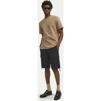Pánské kraťasy Jack & Jones Šortky z materiálu Barkley 12248685 Černá Regular Fit S