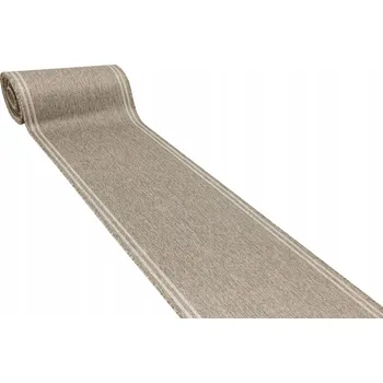 Koberec BĚHOUN S GUMOVOU PODLOŽKOU šířka 67cm PROUŽKOVANÝ BÉŽOVÝ KRÉMOVÝ DO PŘEDSÍNĚ SCANDIGEL